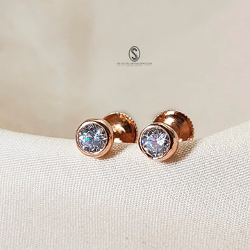 Single Stone Diamond Inspired 925 Stud