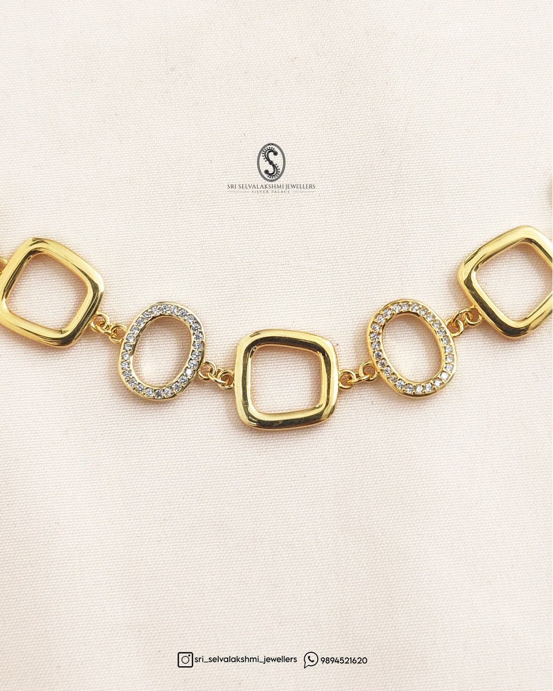 Lightweight Diamond Inspired Silver Necklace 302