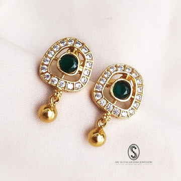 Contemporary Temple Silver Earrings 220
