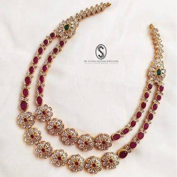 Royal Bride Silver Temple Necklace
