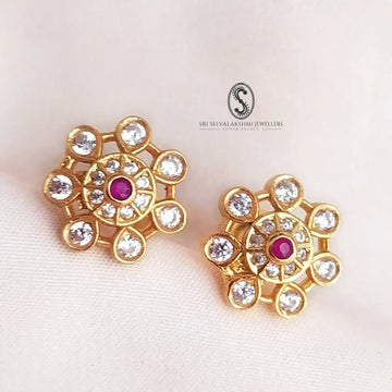 Temple Silver Earrings 217