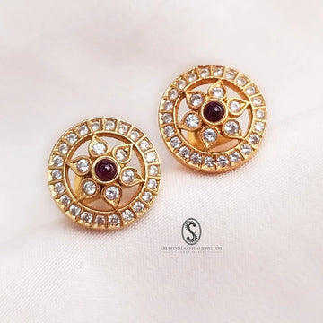 Temple Silver Earrings 222