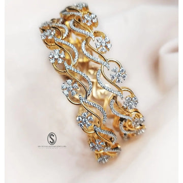 Flower Diamond Replica Bangles 102