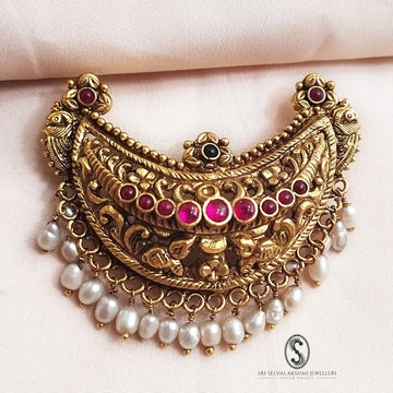 Padhakam Pendant to Hairpin in 925 Silver 102