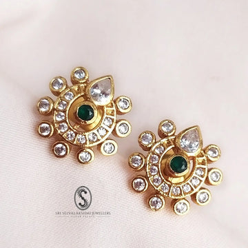 Temple Silver Earrings 216