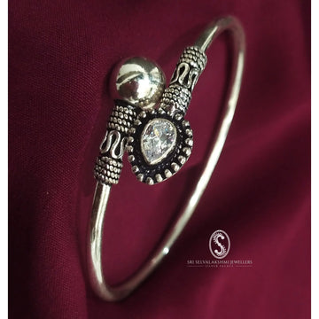 Antique Silver Adjustable Kada Ladies 502